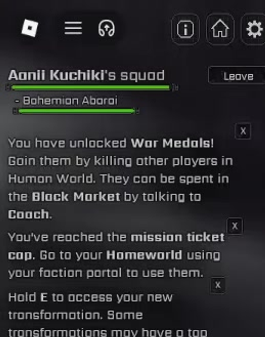 War Medals in VV: Ultimatum