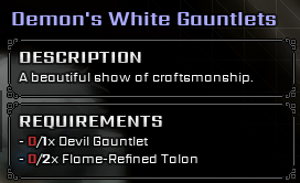 Demon's White Gauntlets — screenshot 2