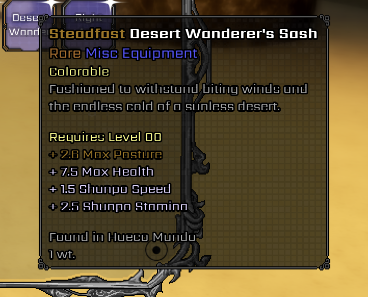 Desert Wanderer's Sash — screenshot 1