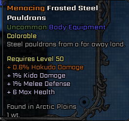 Frosted Steel Pauldrons — screenshot 1