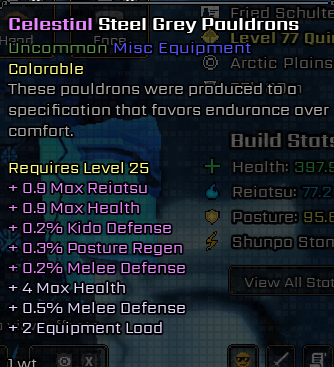 Steel Grey Pauldrons — screenshot 1