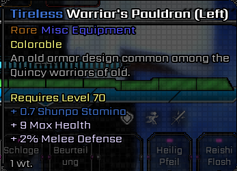 Warrior's Pauldron (Left) — screenshot 2